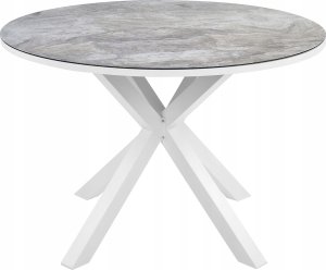 Beliani Stół ogrodowy Szkło Ciemnoszary MALETTO 5