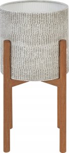 Doniczka na stojaku 30 x 30 x 59 cm szara PINSAPO Lumarko! 1