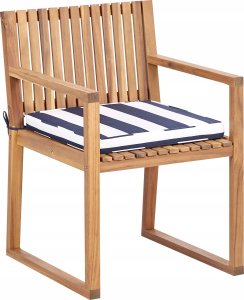 Beliani Krzesło ogrodowe Granatowy SASSARI II 4