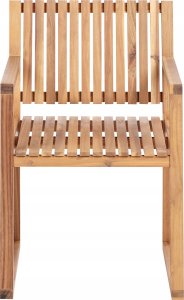 Beliani Krzesło ogrodowe Granatowy SASSARI II 5