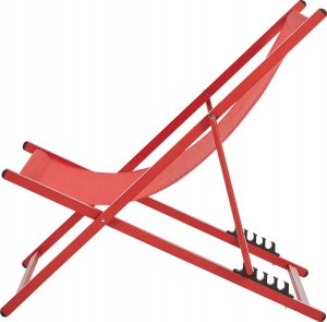 Beliani Leżak Czerwony LOCRI II 4