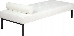 Beliani Szezlong boucle biały CHINON 5
