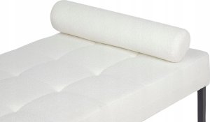 Beliani Szezlong boucle biały CHINON 7
