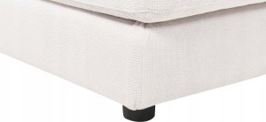 Beliani Narożnik 4-osobowy lewostronny biały LOFOTEN 10