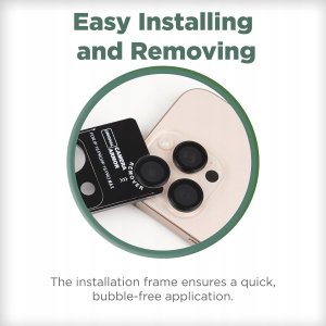 Mobile Origin Easy Lens guards, black - iPhone 16 Pro / 16 Pro Max 5