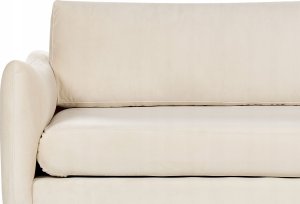 Beliani Sofa 3-osobowa welurowa jasnobeżowa VINTERBRO 6