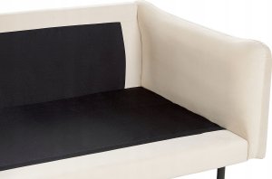 Beliani Sofa 3-osobowa welurowa jasnobeżowa VINTERBRO 8