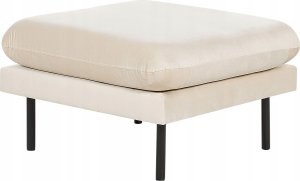 Beliani Zestaw wypoczynkowy z otomaną welurowy jasnobeżowy VINTERBRO 10