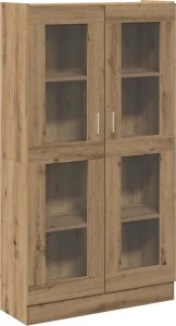 vidaXL Szafka, dąb artisan, 82,5x30,5x150 cm, materiał drewnopochodny 1