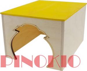 PINOKIO Domek dla świnki z płaskim dachem mały 1
