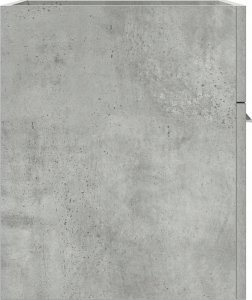vidaXL Szafka pod umywalkę, szarość betonu, 41x38,5x46 cm 5