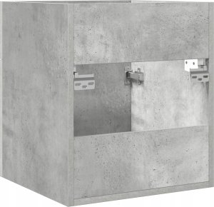 vidaXL Szafka pod umywalkę, szarość betonu, 41x38,5x46 cm 6