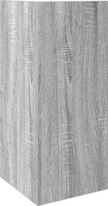 vidaXL Stoliki boczne 2 szt. z półką, szary dąb sonoma, 25,5x27x60 cm 7