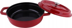 Garnek holenderski DUTCH OVEN ZILAN Żeliwo Scarlet Chef 2,1L 8