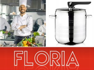 Floria SZYBKOWAR GARNEK CIŚNIENIOWY turecki STAL GAZ INDUKCJA 12LT 14