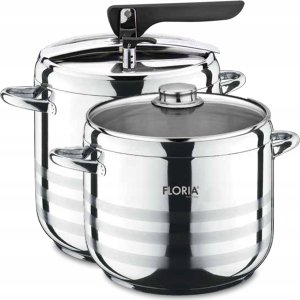 SZYBKOWAR 7LT+ GARNEK 5LT ZESTAW STAL GAZ INDUKCJA 2