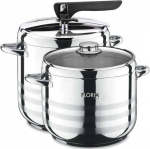 SZYBKOWAR 7LT+ GARNEK 5LT ZESTAW STAL GAZ INDUKCJA 7