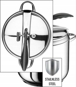 SZYBKOWAR 7LT+ GARNEK 5LT ZESTAW STAL GAZ INDUKCJA 10