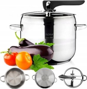 SZYBKOWAR GARNEK CIŚNIENIOWY TURECKI STAL GAZ INDUKCJA 5LT 2