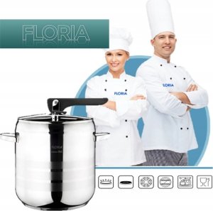 Floria SZYBKOWAR GARNEK CIŚNIENIOWY turecki STAL GAZ INDUKCJA 9LT 10