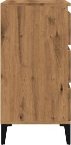 vidaXL Komoda, dąb artisan, 60x35x70 cm 5