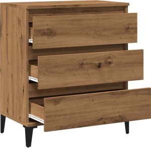 vidaXL Komoda, dąb artisan, 60x35x70 cm 7