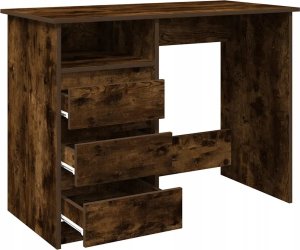 Biurko vidaXL Brązowe 102 cm x 50 cm 5