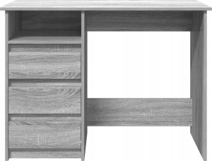 Biurko vidaXL Szare 102 cm x 50 cm 4