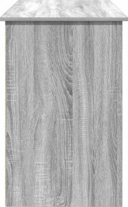 Biurko vidaXL Szare 102 cm x 50 cm 5