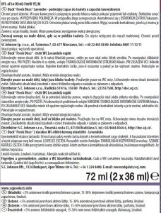 Duck Fresh Dick Zapas Krążek Żelowy do Wc 2x36ml Lavender.. 7