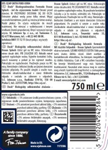 Duck Żel Do Wc Toalet Biodegradable Formuła Ocean Splash 750ml.. 10