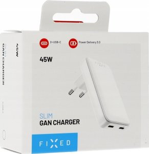 Ładowarka Fixed FIXED Slim GaN Travel Charger - ładowarka GaN USB-C z Power Delivery 45W biała - Gwarancja bezpieczeństwa. Proste raty. Bezpłatna wysyłka od 170 zł. 6