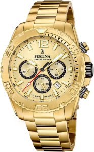 Zegarek męski Festina F20684-1 złoty 1