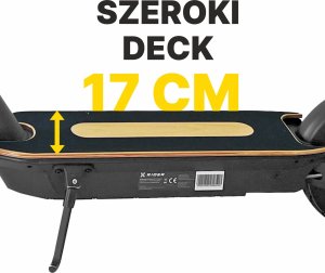 Hulajnoga elektryczna XRIDER M10 Pro - Aplikacja KERS 1000W PEAK  bateria LG 12