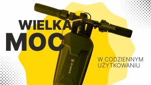 Hulajnoga elektryczna XRIDER M10 Pro - Aplikacja KERS 1000W PEAK  bateria LG 14