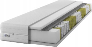IZER Materac GOLD 180x200 | Dwustronny H3| 7 stref | Rdzeń ze sprężyn kieszeniowych | Pokrowiec pikowany | Materac sprężynowy 1