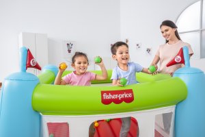 Bestway Fisher-Price Bouncesational Bouncer with Built-in Pump, Multicolour, 8.86 kg 12