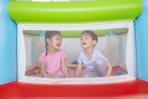 Bestway Fisher-Price Bouncesational Bouncer with Built-in Pump, Multicolour, 8.86 kg 16