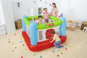 Bestway Fisher-Price Bouncesational Bouncer with Built-in Pump, Multicolour, 8.86 kg 18