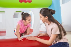 Bestway Fisher-Price Bouncesational Bouncer with Built-in Pump, Multicolour, 8.86 kg 10