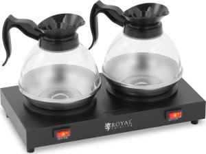 Podgrzewacz płyta grzewcza do kawy herbaty 2 dzbanki 160 W Podgrzewacz płyta grzewcza do kawy herbaty 2 dzbanki 160 W 1