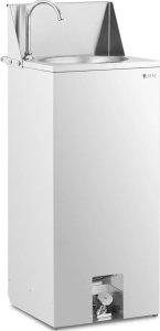 Umywalka przenośna mobilna sterowana nożnie STAL G1/2'' Umywalka przenośna mobilna sterowana nożnie STAL G1/2'' 2