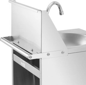 Umywalka przenośna mobilna sterowana nożnie STAL G1/2'' Umywalka przenośna mobilna sterowana nożnie STAL G1/2'' 6
