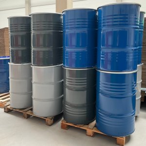 Beczkopol Beczka stalowa metalowa OH 212L zdejmowane wieko z korkami 2 i 3/4 - MIX KOLORÓW Beczka stalowa metalowa OH 212L zdejmowane wieko z korkami 2 i 3/4 - MIX KOLORÓW 2