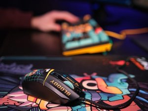 Podkładka A4Tech Podkładka pod mysz A4TECH BLOODY BP45 RENEGADE Midnight (45/40/0,5) 11