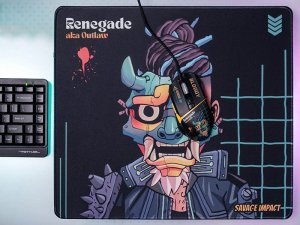 Podkładka A4Tech Podkładka pod mysz A4TECH BLOODY BP45 RENEGADE Midnight (45/40/0,5) 10