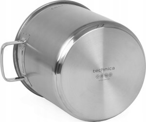 Technica Garnek wysoki 10,9 l o średnicy 240 mm z pokrywką ze stali nierdzewnej | TECHNICA, Platinum Line 2