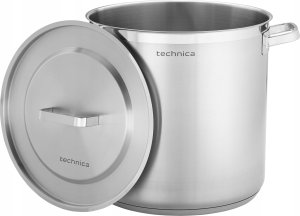 Technica Garnek wysoki 21,2 l o średnicy 300 mm z pokrywką ze stali nierdzewnej | TECHNICA, Platinum Line 2