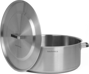 Technica Garnek do duszenia 39,3 l o średnicy 500 mm z pokrywką ze stali nierdzewnej | TECHNICA, Platinum Line 2