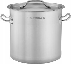 Prestona Garnek wysoki 12 l o średnicy 250 mm z pokrywką ze stali nierdzewnej | PRESTONA, 210107 1
